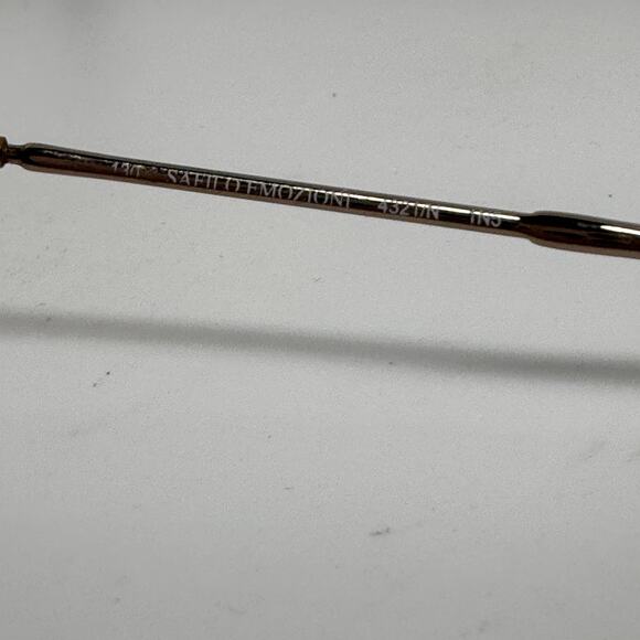 Emozioni By Safilo Half rim Brown Eyeglasses Frames 135 H18727 - Picture 5 of 8